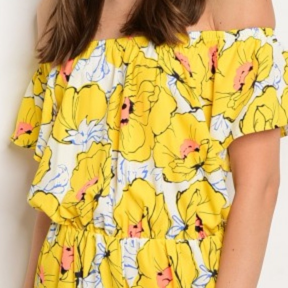 FLORAL ROMPER - Picture 3 of 3